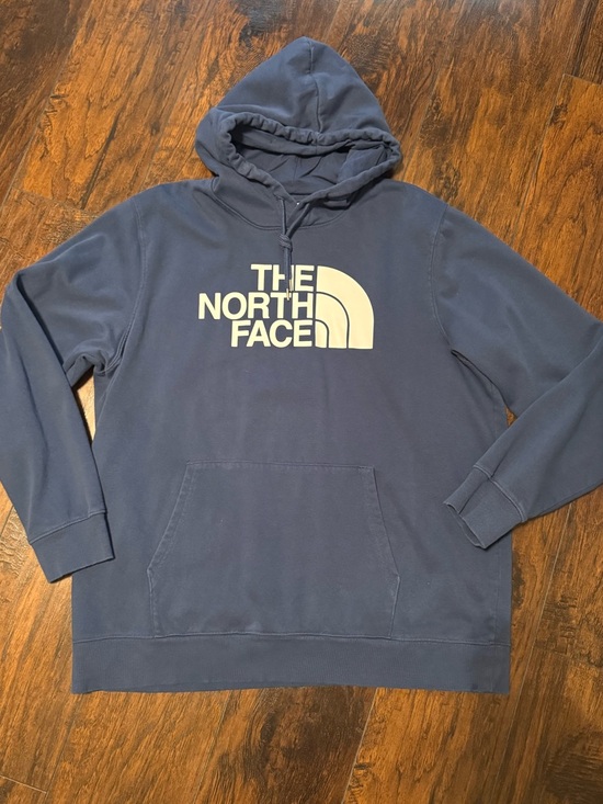 The North Face Other - The North Face Hoodie Mens XXL Navy Sweatshirt Long Sleeve Hooded Big Logo